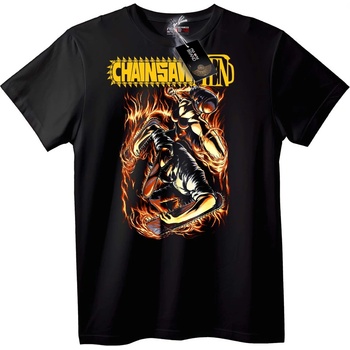 NOONEBRAND Тениска Chainsaw Man - XL, Black