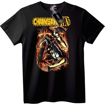 NOONEBRAND Тениска Chainsaw Man - XL, Black