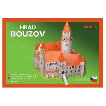 Hrad Bouzov vystřihovánky