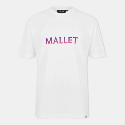 MALLET Тениска MALLET Men's Palm UV Print Regular Fit T-Shirt - White