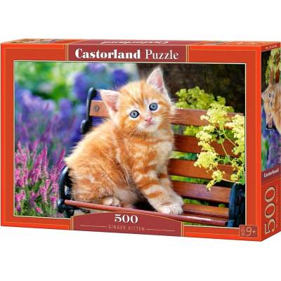 Castorland Пъзел Castorland от 500 части - Рижаво коте (В-52240)