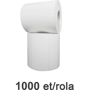 ZINTA Самозалепващи PE етикети ZINTA 100x50 mm, 770 ет. /ролка, бели (100X50X770-PE)
