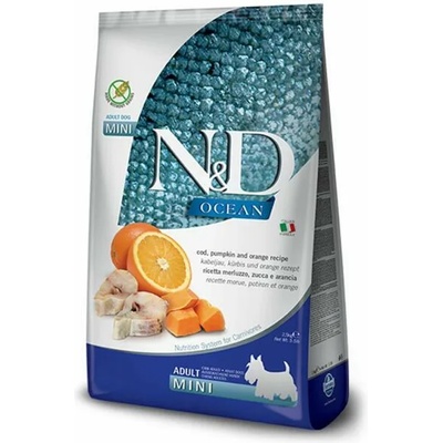 N&D Ocean Grain Free Adult Mini codfish & orange with pumpkin 7 kg