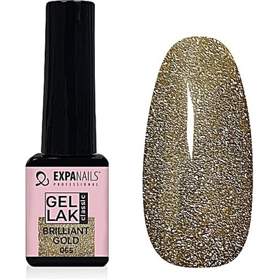 Expa nails gel lak brilliant gold třpyt 5 ml