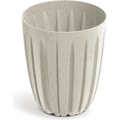Prosperplast Kvetináč Warios Eco Wood biely, 19,2 cm