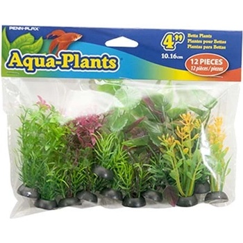 Penn Plax umělé rostliny Betta 10,2 cm barevné 12 ks