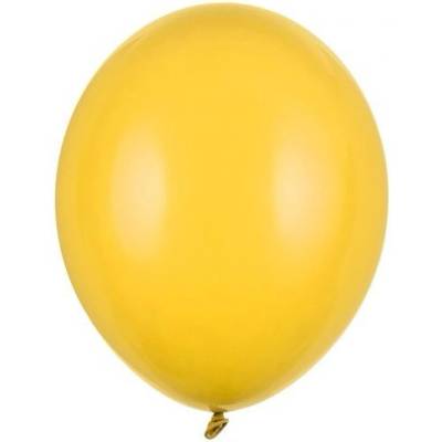 Party Deco Латексов Балон Пастел, Медено Жълто - 30 см (sb14p-009)
