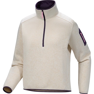 Arc'teryx Дамски поларен пуловер Arc'teryx Women's Covert Zip Neck Fleece jumper - Cosmic Bloom Heather - размер XL (105-4772-0615)