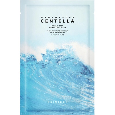 SKIN1004 Madagascar Centella Hyalu‑Cica Hydrating Mask Hydratačná maska s 8 typmi kyseliny hyalurónovej a centellou 25 ml