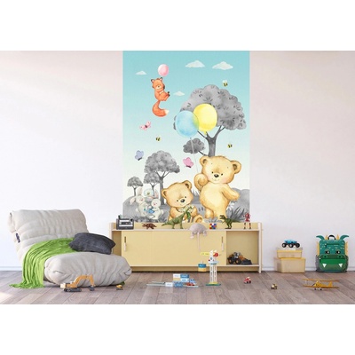 Ag Design FTD2P-5609 Dětská vliesová fototapeta na zed' Zvířecí Dýchánek, rozměry 150 x 270 cm