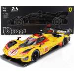 BBurago Модели на автомобили и мотоциклети модел 1/18 Ferrari 499P NR. 83 Le Mans 2024 AF Corse - Deluxe edic (TRS7907-4056)