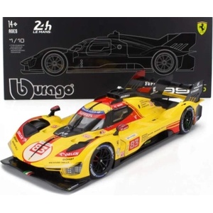 BBurago Модели на автомобили и мотоциклети модел 1/18 Ferrari 499P NR. 83 Le Mans 2024 AF Corse - Deluxe edic (TRS7907-4056)