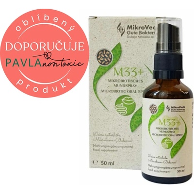 Mikroveda M33+ probiotický ústní sprej 50 ml – Zboží Dáma