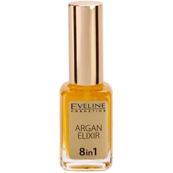 Eveline Cosmetics Nail Therapy regenerační elixír na nehty a nehtovou kůžičku (Argan Elixir 8 in 1) 12 ml