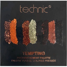 Technic paletka pigmentů v hnědých odstínech Pressed pigment palette Tempting 6,75 g
