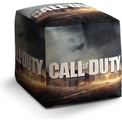 Sablio Taburet Cube Call of Duty Bojisko: 40x40x40 cm