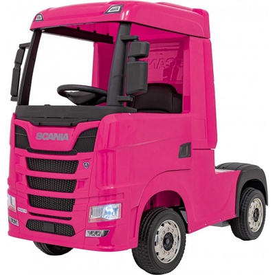 mamido Elektrický kamion Scania R-SERIE 4x4 růžový – Zboží Dáma