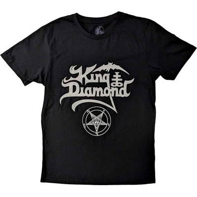 NNM metal tričko King Diamond white Logo čierne