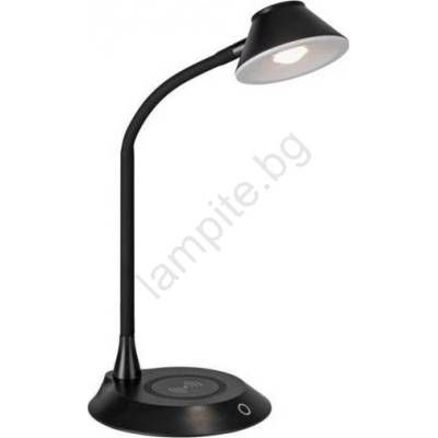 Neuhaus Lighting Group Just light. 14414-18-led Димируема настолна лампа с вградено зареждане pucki led/4, 5w/230v черна (w4772)