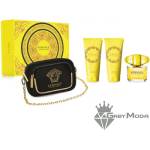 Versace Yellow Diamond - EDT тоалетна вода 90 ml + лосион за тяло 100 + душ гел 100 + несесер - подаръчен комплект за жени