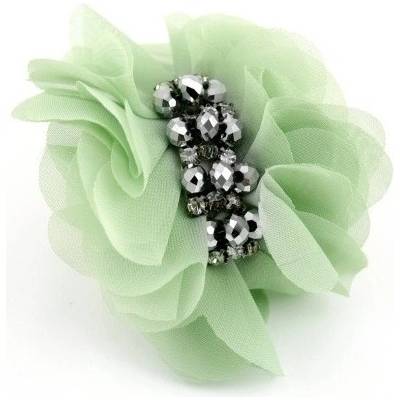 Prosperk náramek s látkovým květem S1125