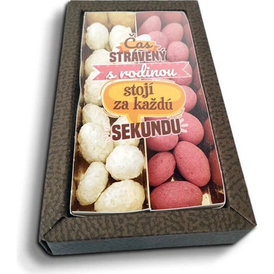 Sablio Mandle v čokoláde Čas strávený s rodinou 2 x 80 g