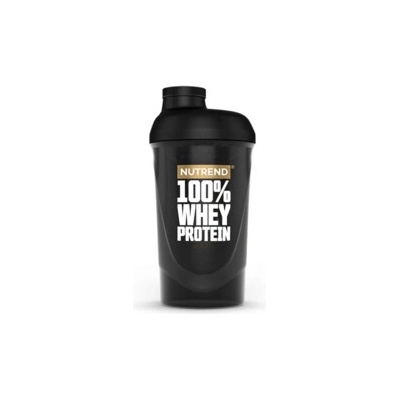 NUTREND ŠEJKER NUTREND 100% WHEY PROTEIN, čierny, 600ml