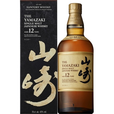 The Yamazaki 12y 43% 0,7 l (holá láhev)