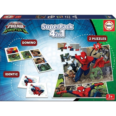 Educa SuperPack 4v1: Spiderman