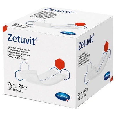 Zetuvit nesterilný 20 x 20 cm 30 ks