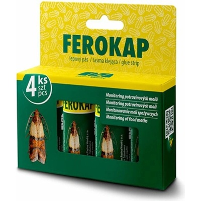 Papírna Moudrý Ferokap Moľolapka na potravinové mole lepový pás 4 ks