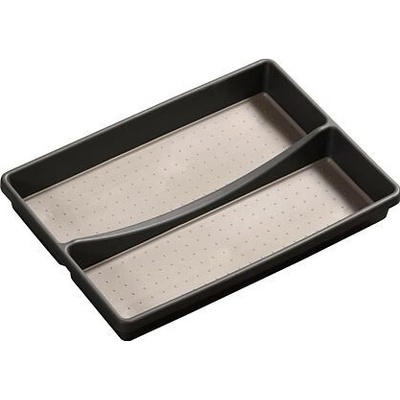 KESPER Príborník 2 priehradky, 32,5 x 23 x 4,5 cm, plast, sivá KESPER 30093