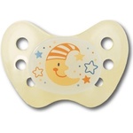 Dentistar Силиконова светеща залъгалка Dentistar - Луничка, размер 3 (22283) - ozone