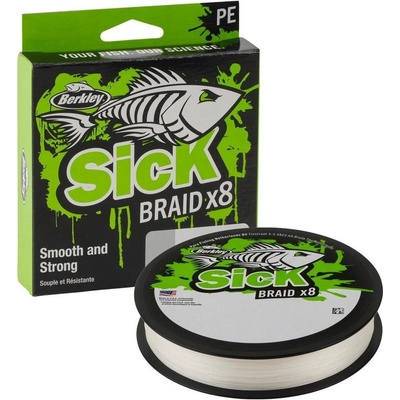 Berkley Splietaná Šnúra Sick Braid White 150 m 0,06 mm 5,4 kg