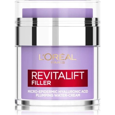 L'Oréal Revitalift Filler HA Plumping Water-Cream лек крем за лице против бръчки 50 ml за жени