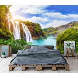 Art Gift Decor Фототапет Планински водопади