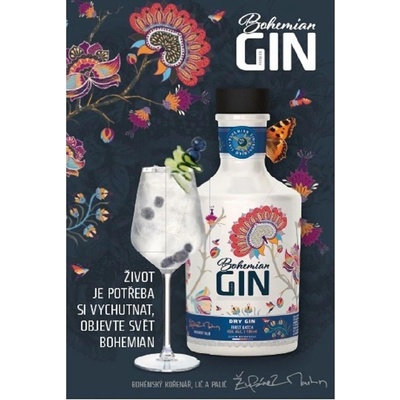 Bohemian Dry Gin 45% 0,7 l (holá láhev)