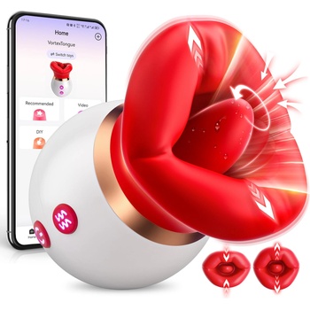 SuperLove 3in1 Sucking, Licking & Rotating Tongue Vibrator
