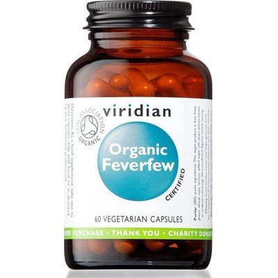Viridian Feverfew Organic 60 kapslí