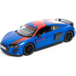 Kinsmart Метална количка Kinsmart Livery Edition - 2020 Audi R8 Coupe, 1: 36, синя (53123)