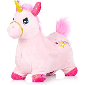 Image 1 of TOYS Детско подскачащо конче със звук розово (rhhop02403pink)