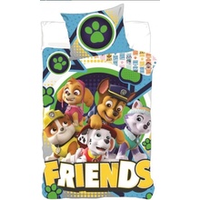 Halantex obojstranné bavlna obliečky Paw Patrol Friends 140x200 70x90
