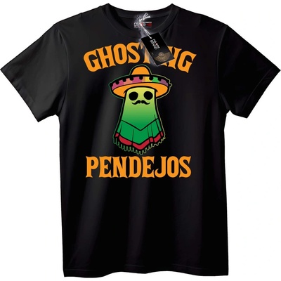 NOONEBRAND Тениска Призрачни Pendejos - 7XL, Black
