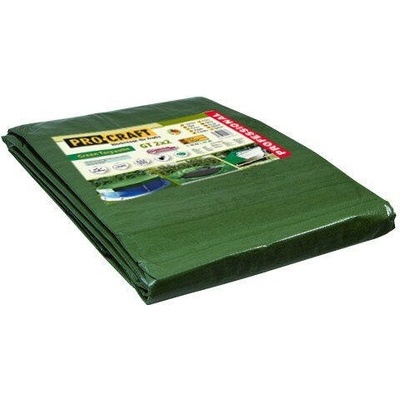 Procraft Plachta prekrývacia GT 4x5 m 120 g/m² nepremokavá s okami zelená