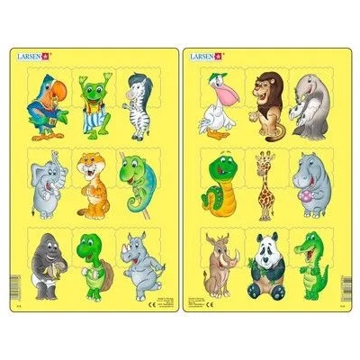 Larsen - Детски пъзел - Животни - 9 части (N6)