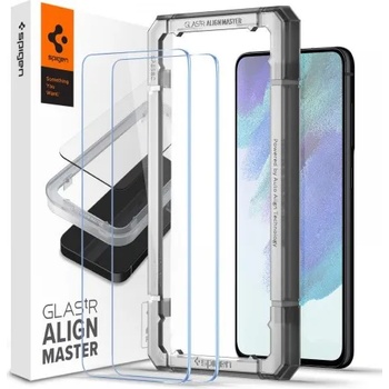 Samsung Стъклен протектор Spigen ALM GLAS. TR 2-PACK за Samsung S21 FE - 2 броя