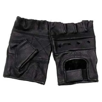 Image 1 of MFH Полукожени ръкавици, черни, без пръсти и нитове (15514)