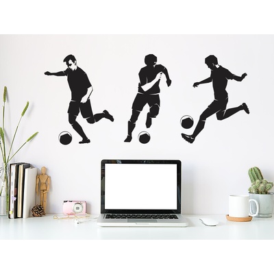 Nalepte.cz Súprava futbalistov 2 nálepky na stenu 272 x 120 cm