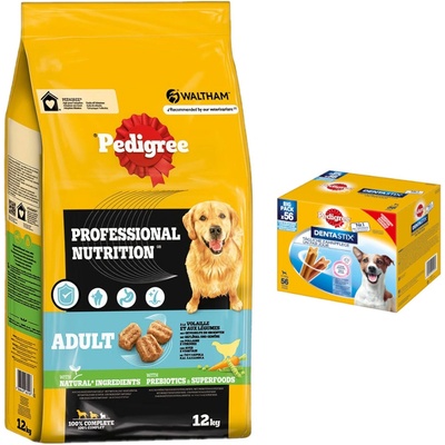Pedigree Professional Nutrition Adult s drůbežím a zeleninou 12 kg