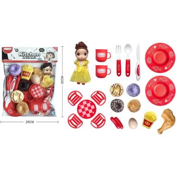 Image 1 of Armtoys КОМПЛЕКТ ЗА БЪРЗО ХРАНЕНЕ С КУКЛА 21 ЧАСТИ В ПЛИК